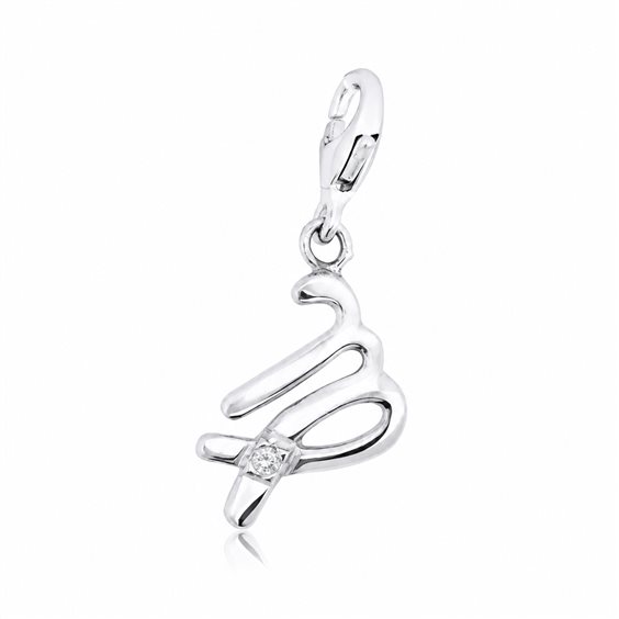 Anhänger Comete Dame in Gold Diamante 0.01 Ct GLB001 - GLB001